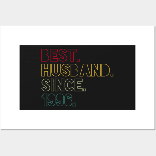 Best Husband Since 1996 - 26th wedding anniversary gift for him Posters and Art